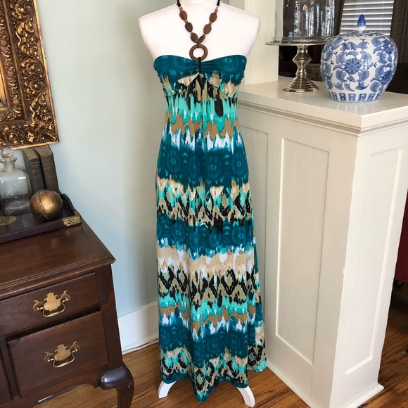 Rue21 Dresses & Skirts - Strapless Maxi Dress Bohemian Sundress